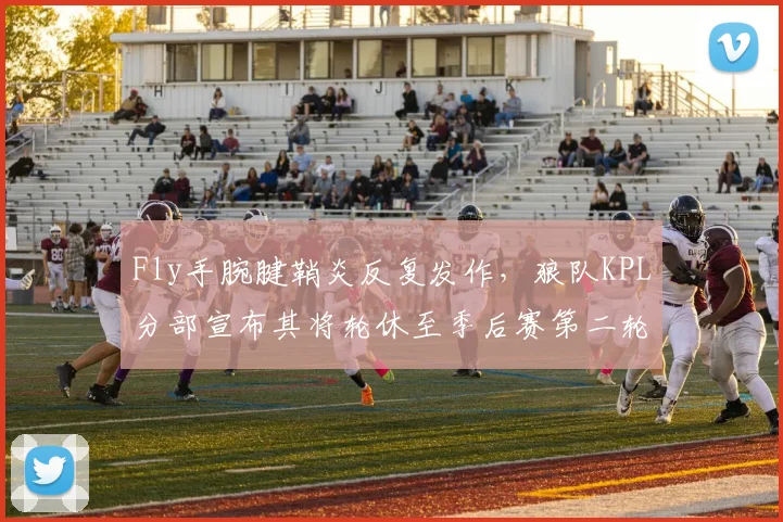 Fly手腕腱鞘炎反复发作,狼队KPL分部宣布其将轮休至季后赛第二轮